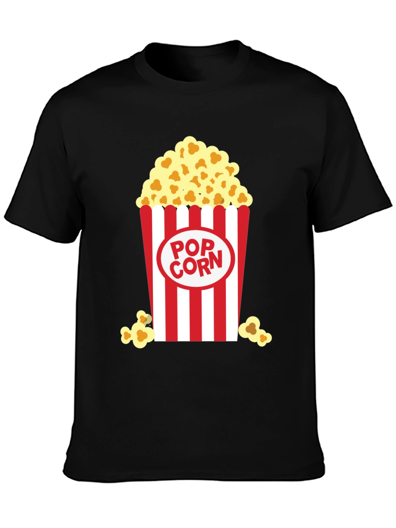 Popcorn Graphic Tee - Movie Night Shirt
