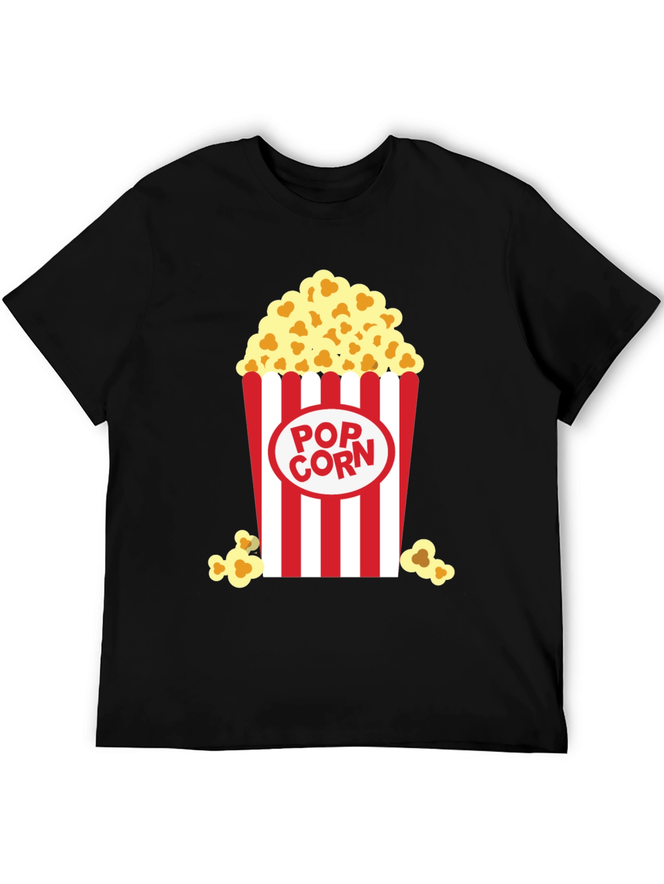 Popcorn Graphic Tee - Movie Night Shirt