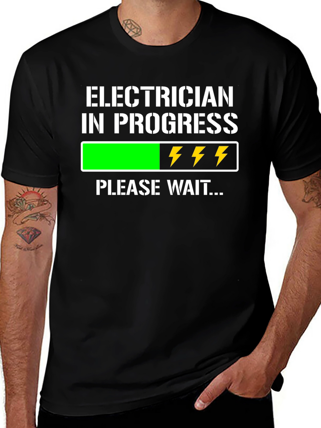 Electrician In Progress Funny T-Shirt