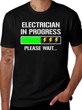 Electrician In Progress Funny T-Shirt