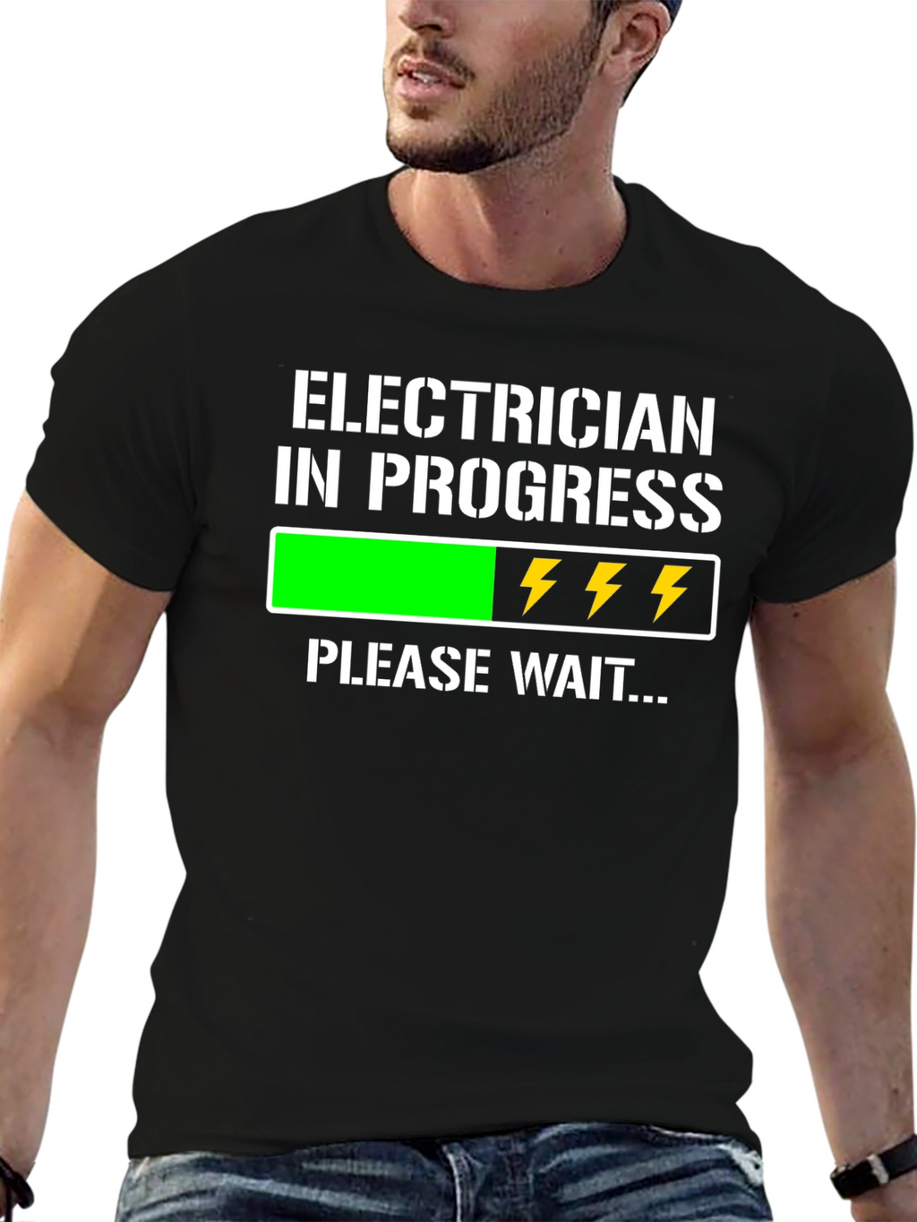 Electrician In Progress Funny T-Shirt