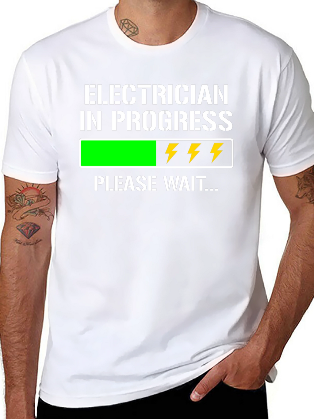 Electrician In Progress Funny T-Shirt