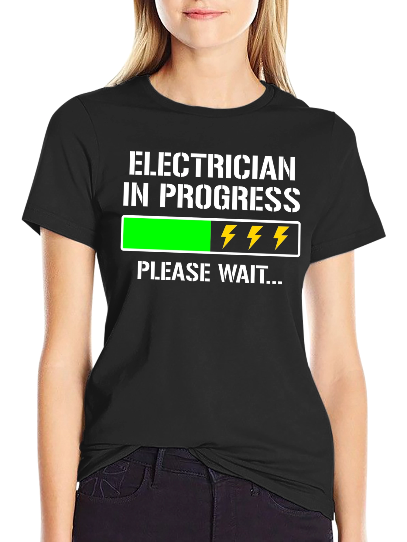 Electrician In Progress Funny T-Shirt