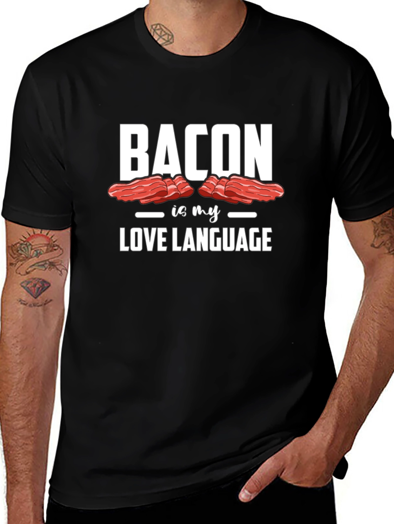 Bacon is My Love Language Graphic Tee - Unisex