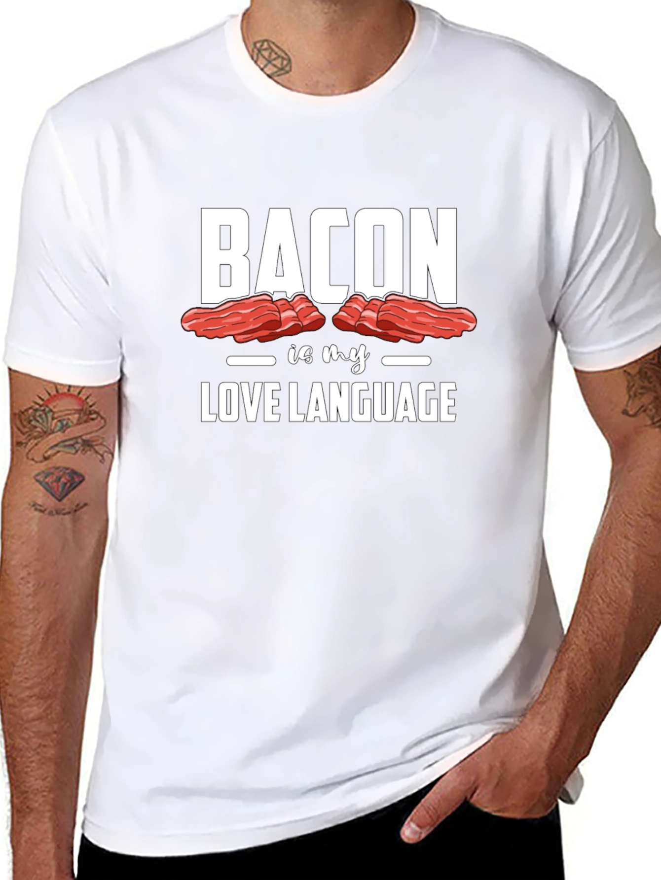 Bacon is My Love Language Graphic Tee - Unisex