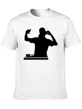 DJ Silhouette Black T-Shirt - Music Lover Tee