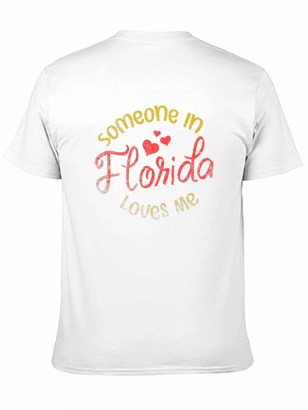 Someone in Florida Loves Me Black T-Shirt