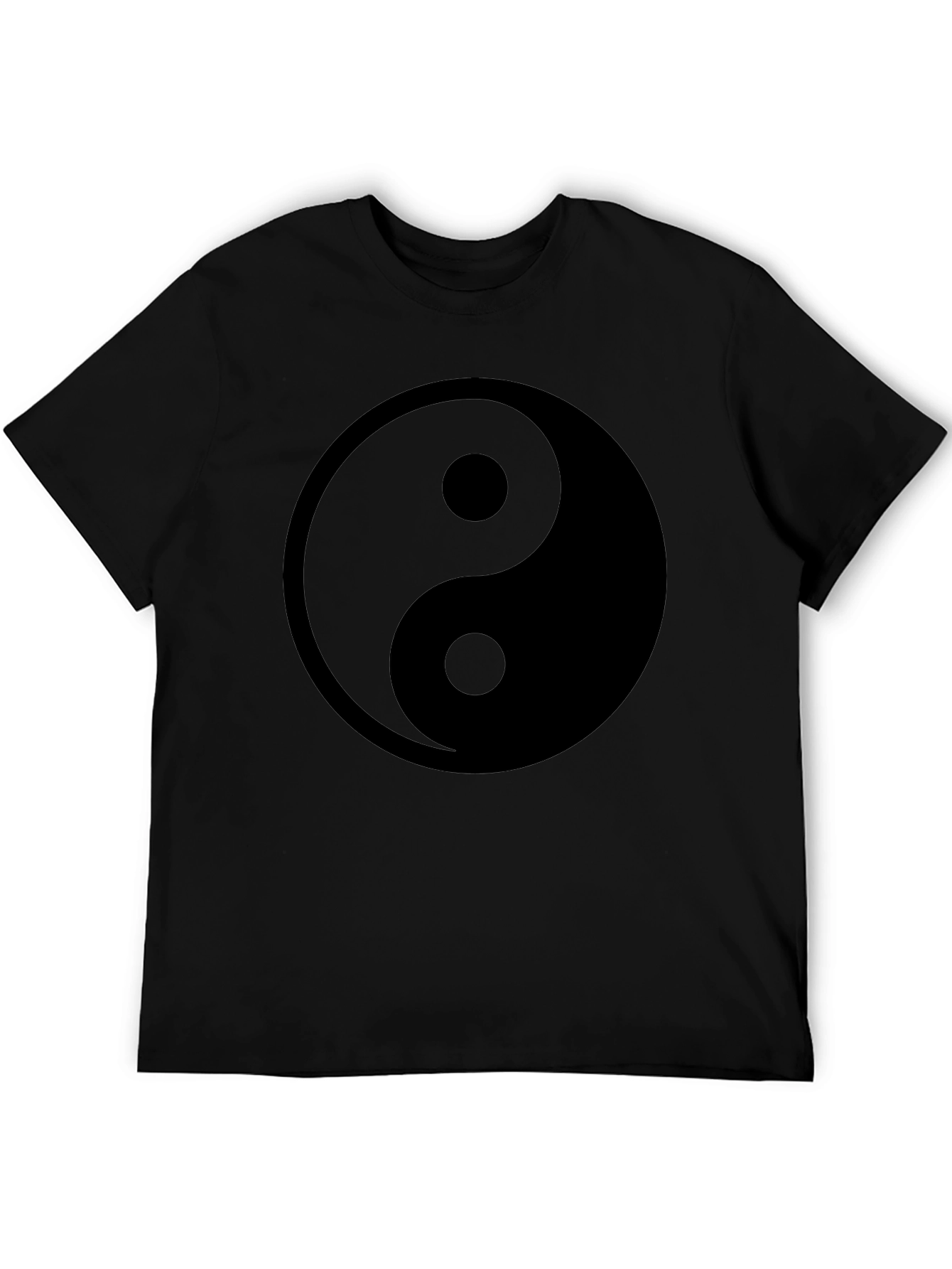 Yin Yang Graphic Tee - Black