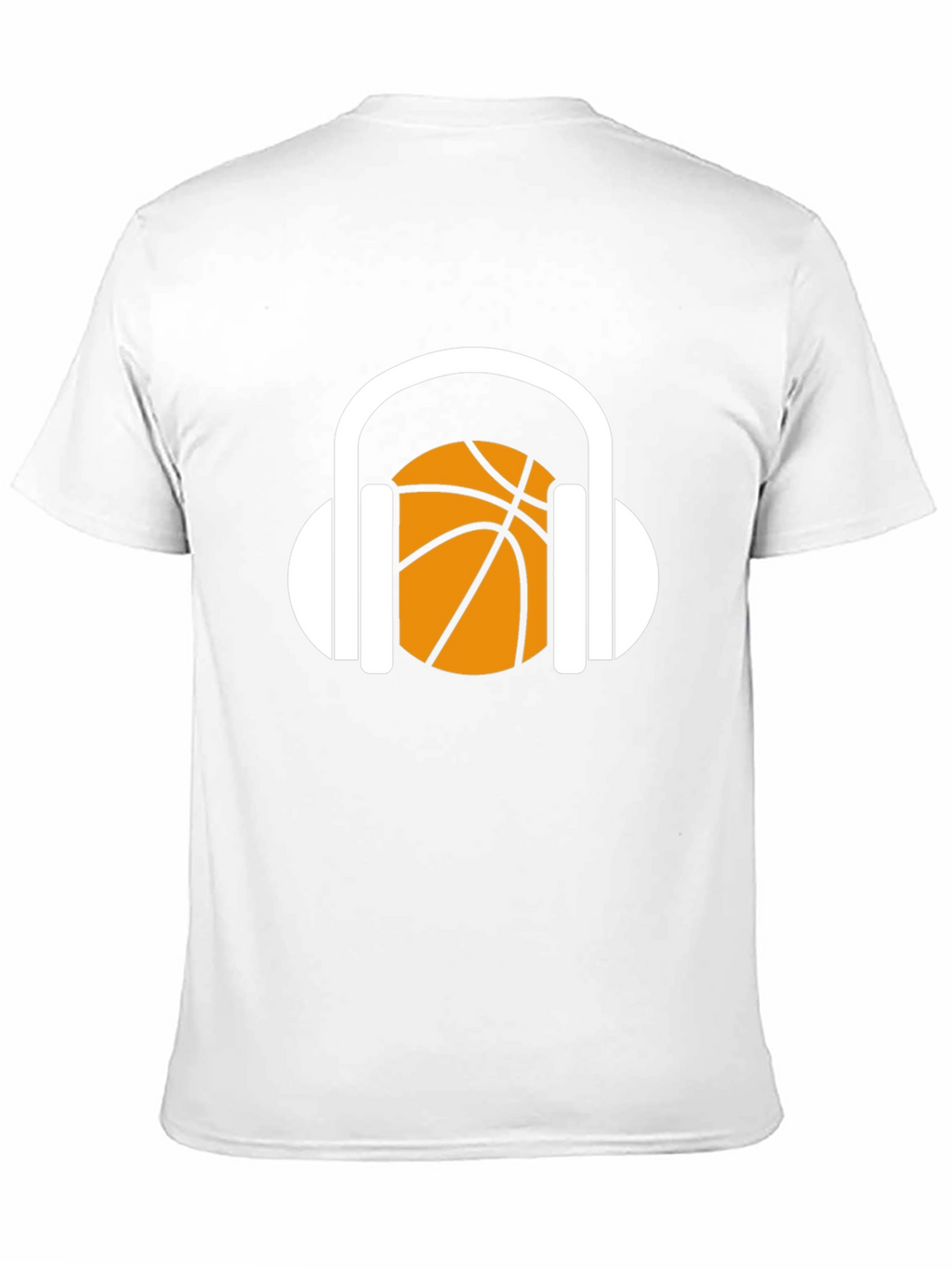 Basketball Headphones Graphic T-Shirt