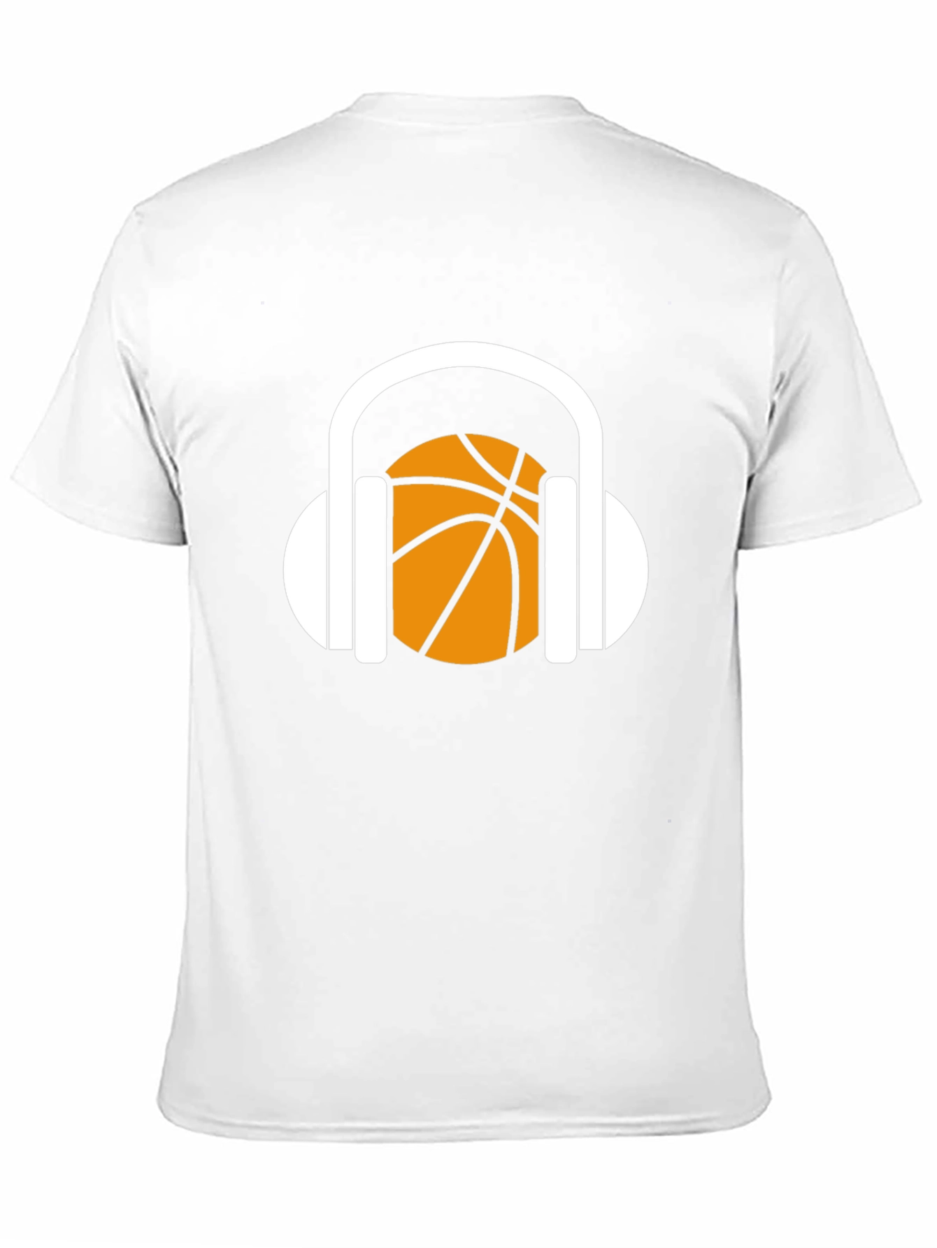Basketball Headphones Graphic T-Shirt