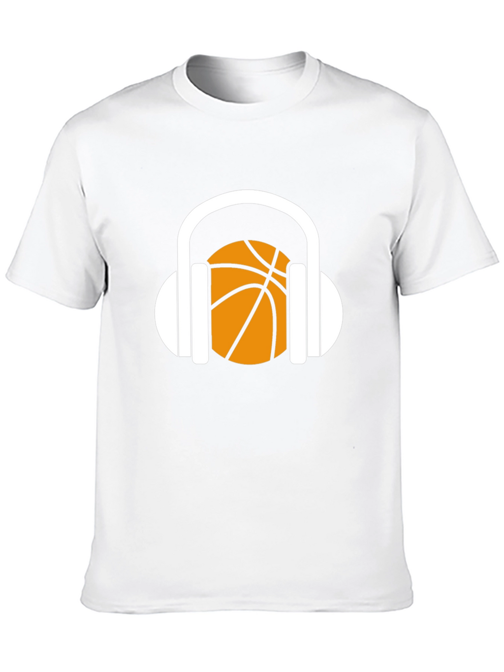 Basketball Headphones Graphic T-Shirt