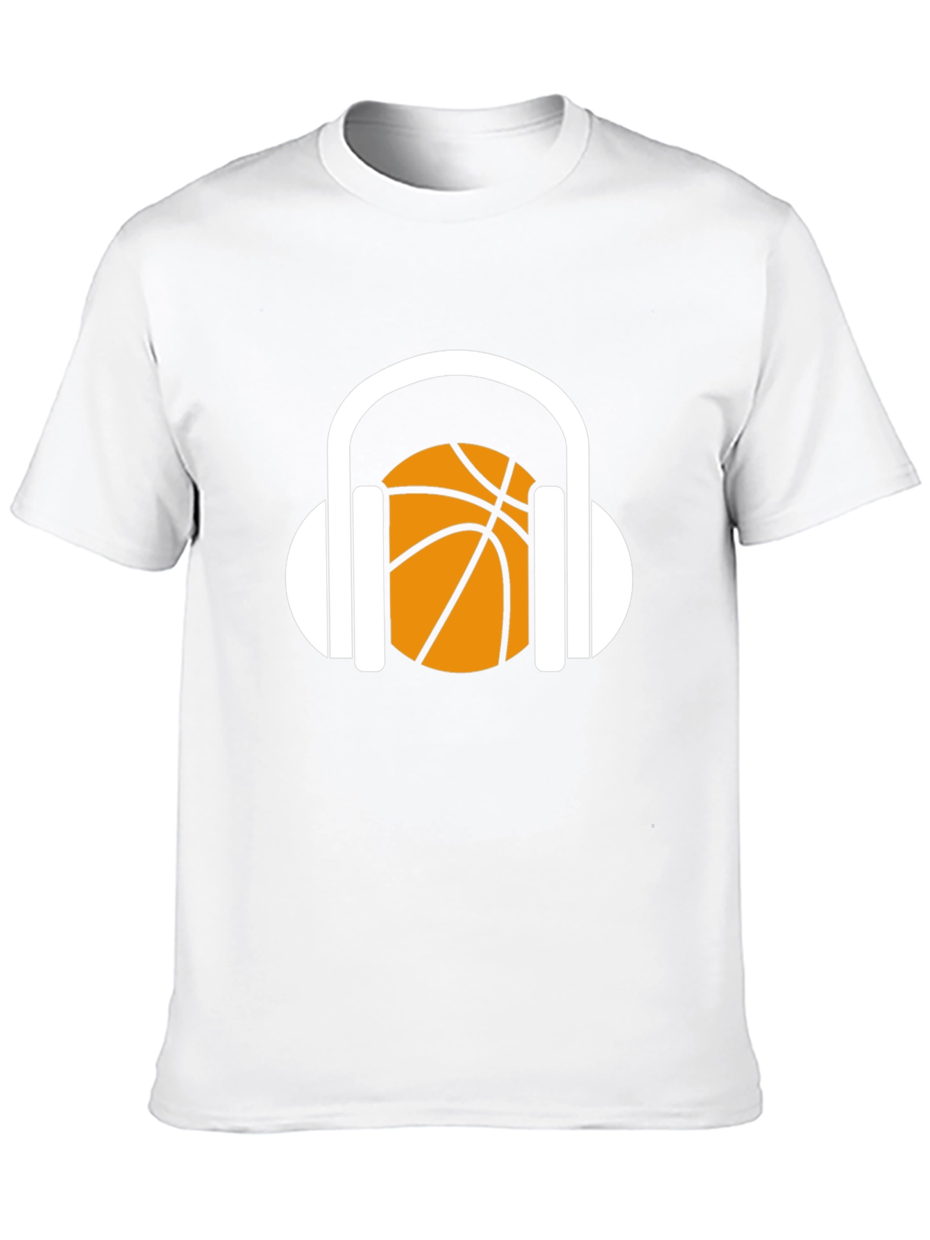 Basketball Headphones Graphic T-Shirt