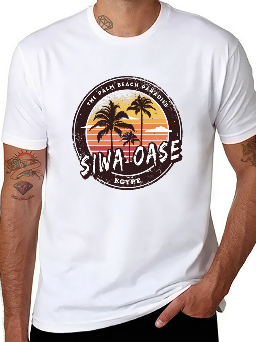 Siwa Oase Egypt Palm Beach Paradise T-Shirt