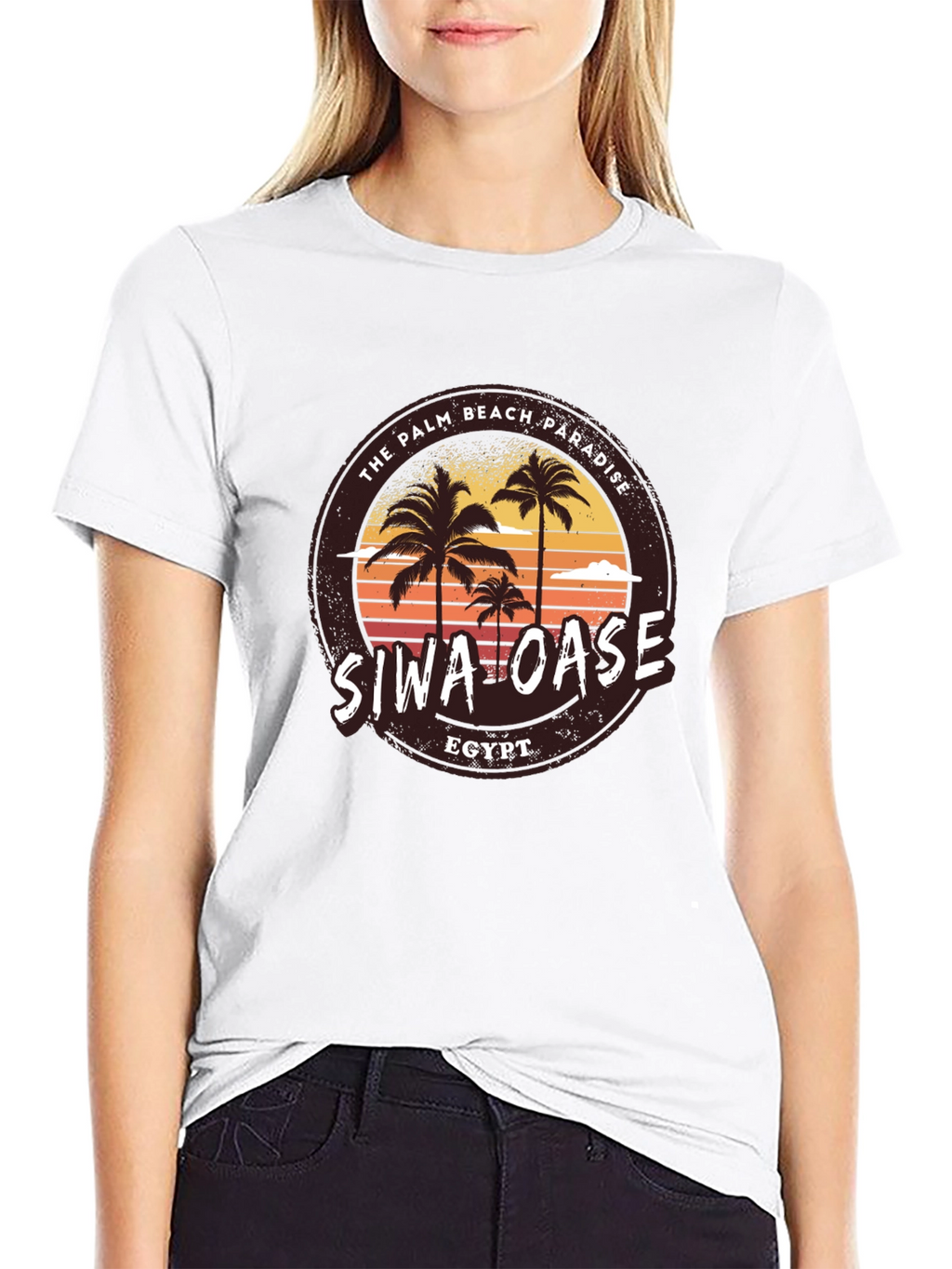 Siwa Oase Egypt Palm Beach Paradise T-Shirt