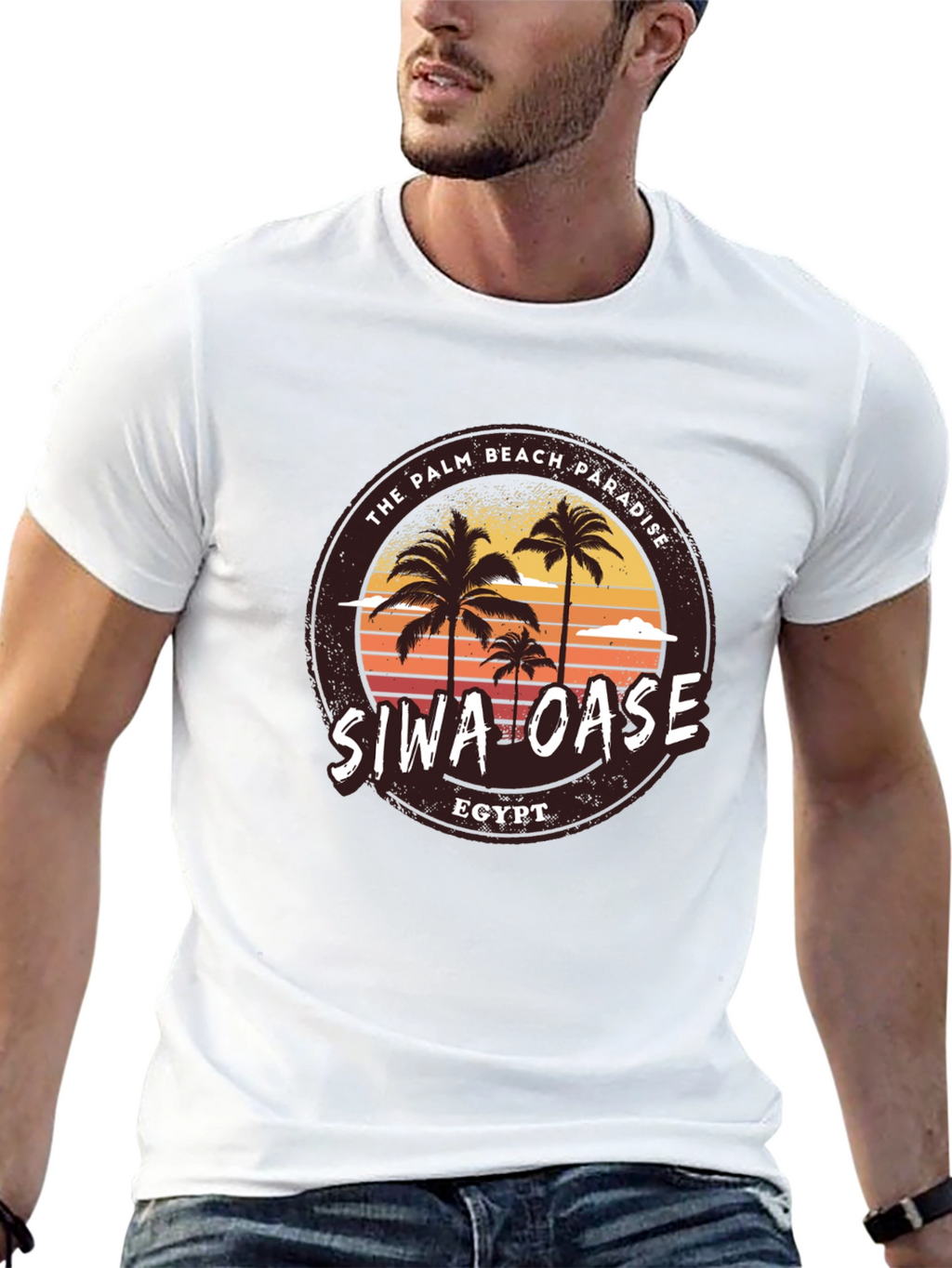 Siwa Oase Egypt Palm Beach Paradise T-Shirt