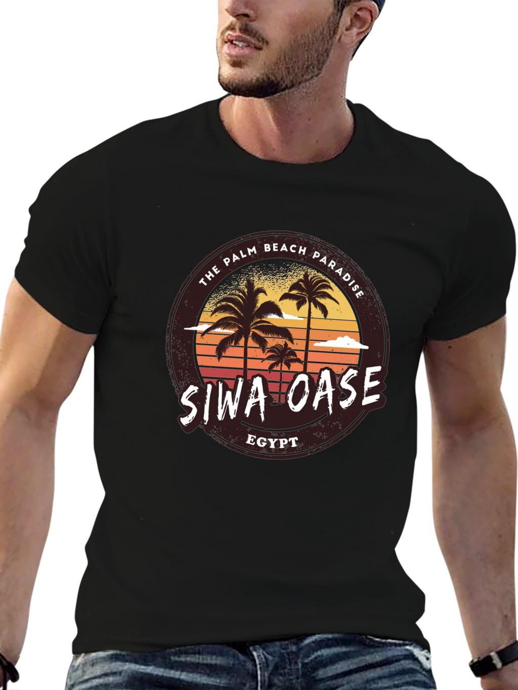 Siwa Oase Egypt Palm Beach Paradise T-Shirt