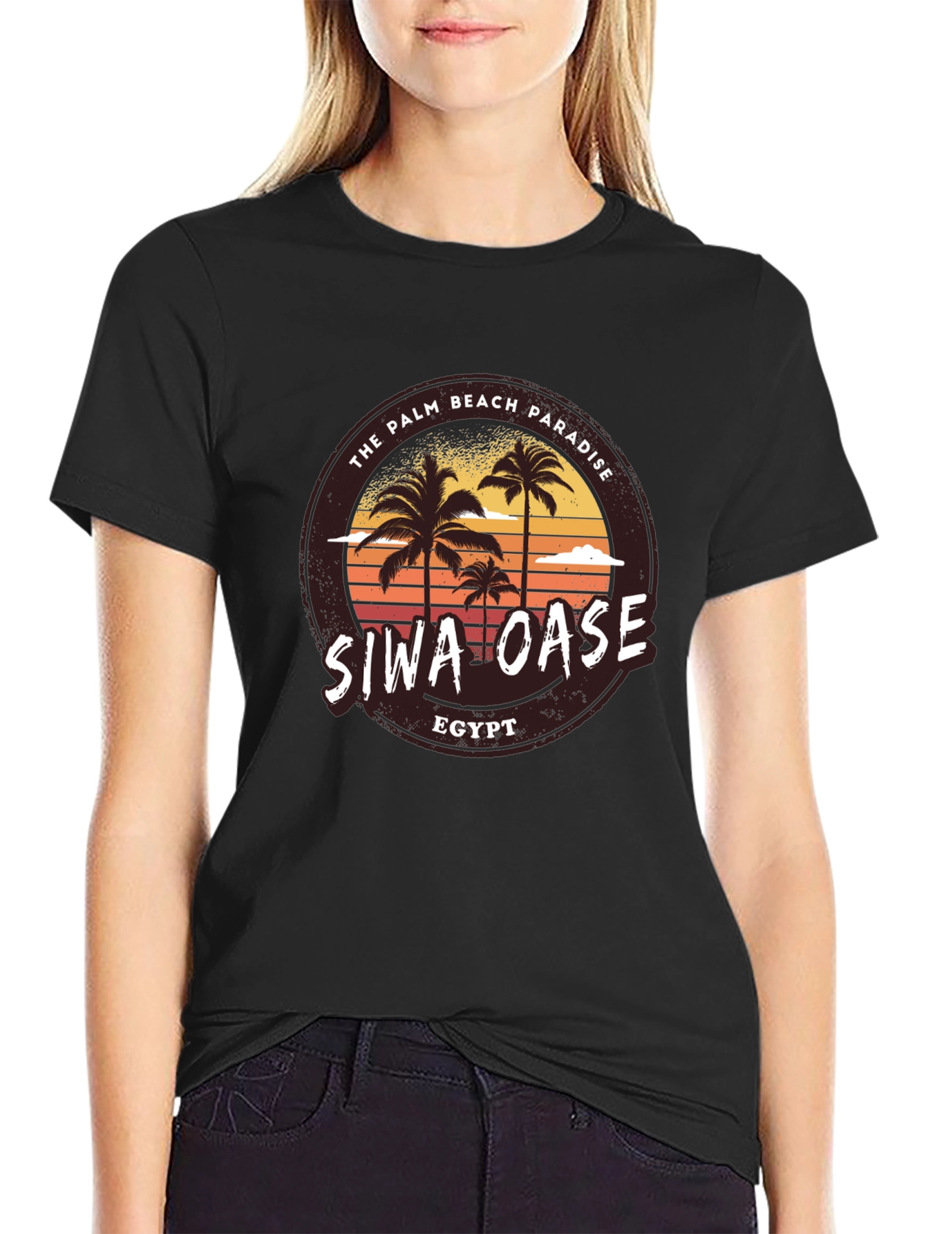 Siwa Oase Egypt Palm Beach Paradise T-Shirt