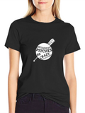 Pitches Be Crazy Baseball Graphic T-Shirt