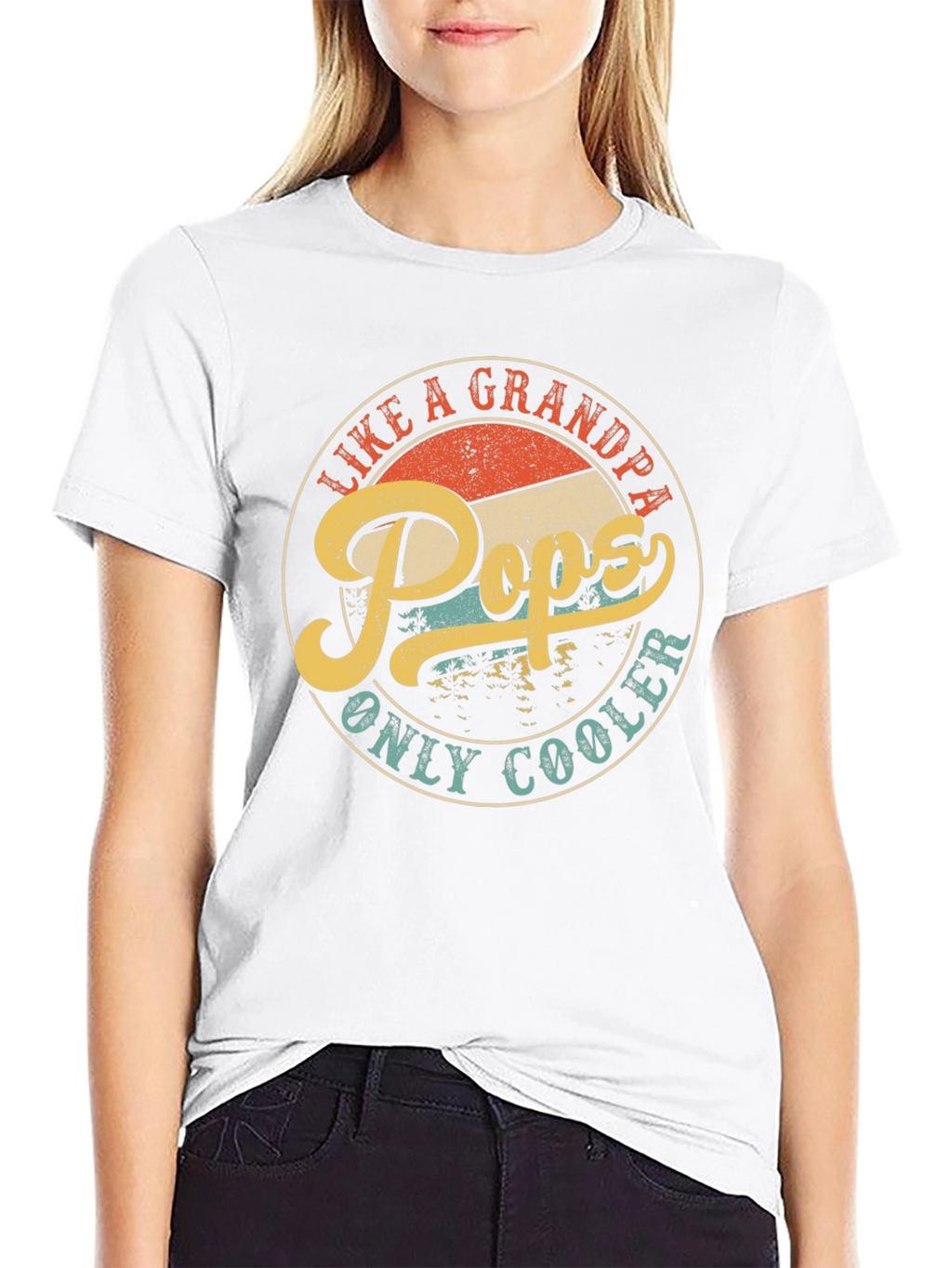 Pops Like a Grandpa Only Cooler T-Shirt