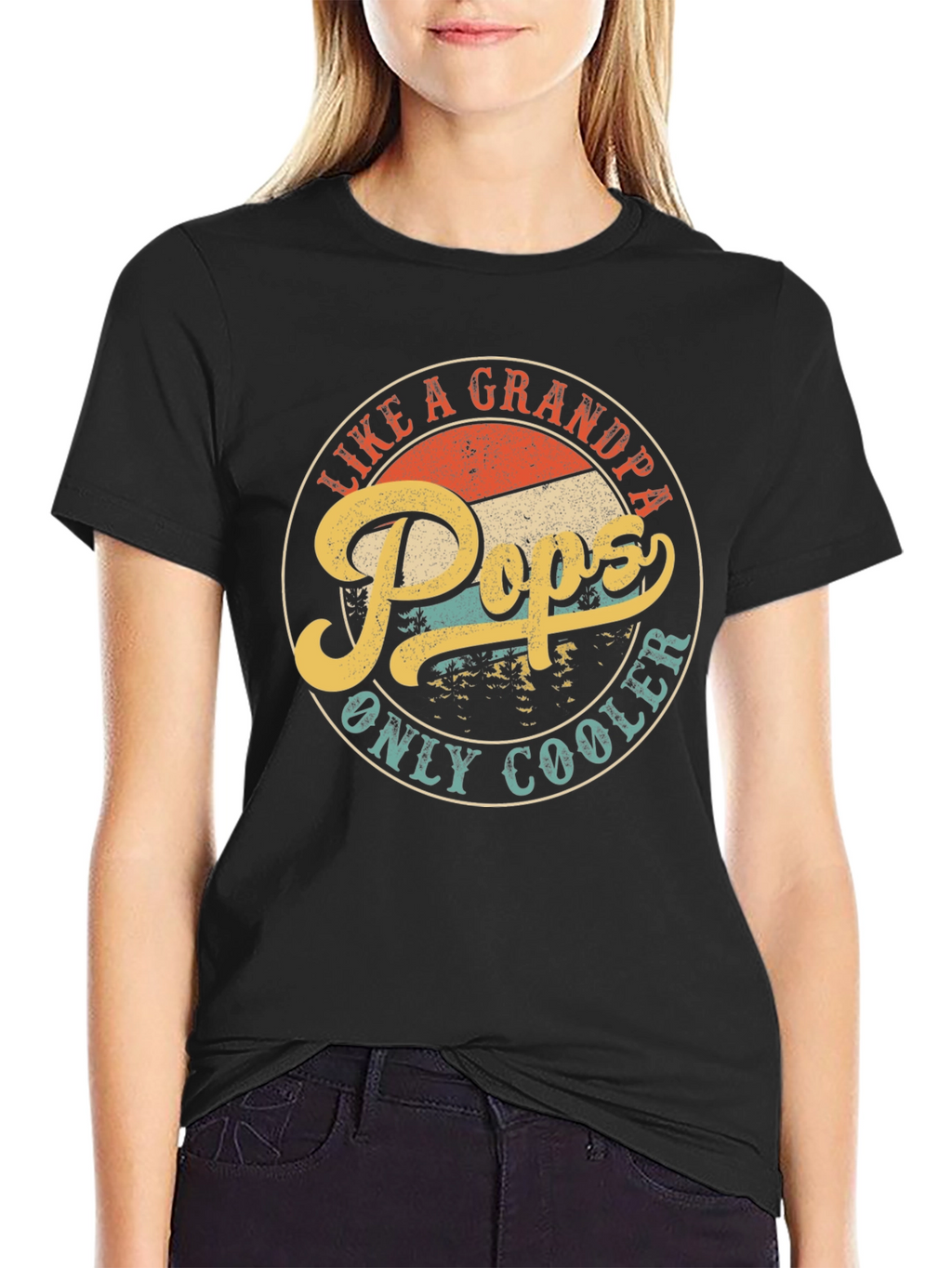 Pops Like a Grandpa Only Cooler T-Shirt