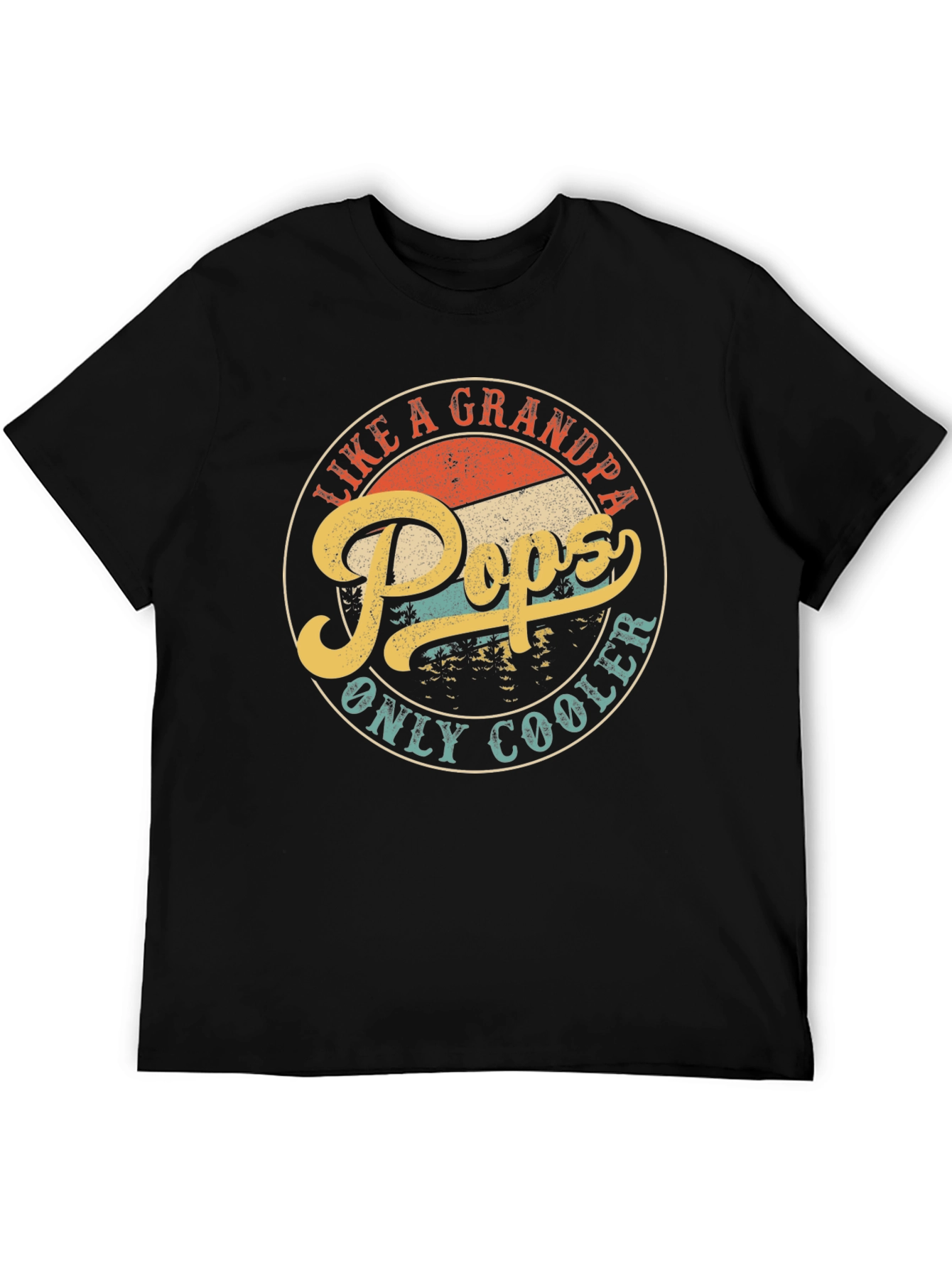 Pops Like a Grandpa Only Cooler T-Shirt