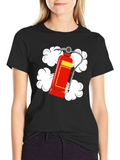 Fire Extinguisher Graphic Tee - Black
