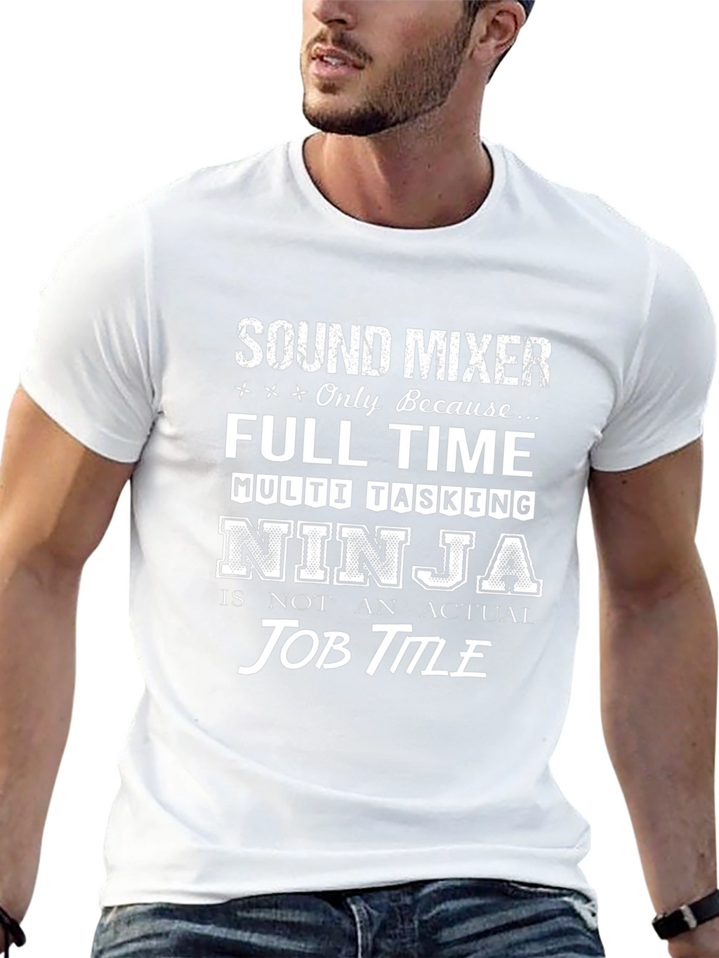 Sound Mixer Ninja Graphic Tee