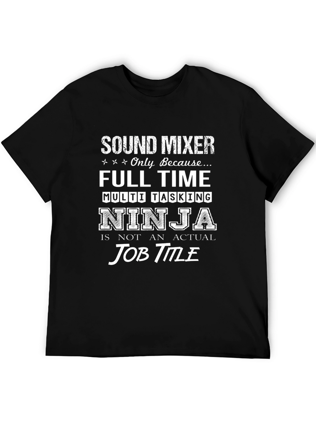 Sound Mixer Ninja Graphic Tee