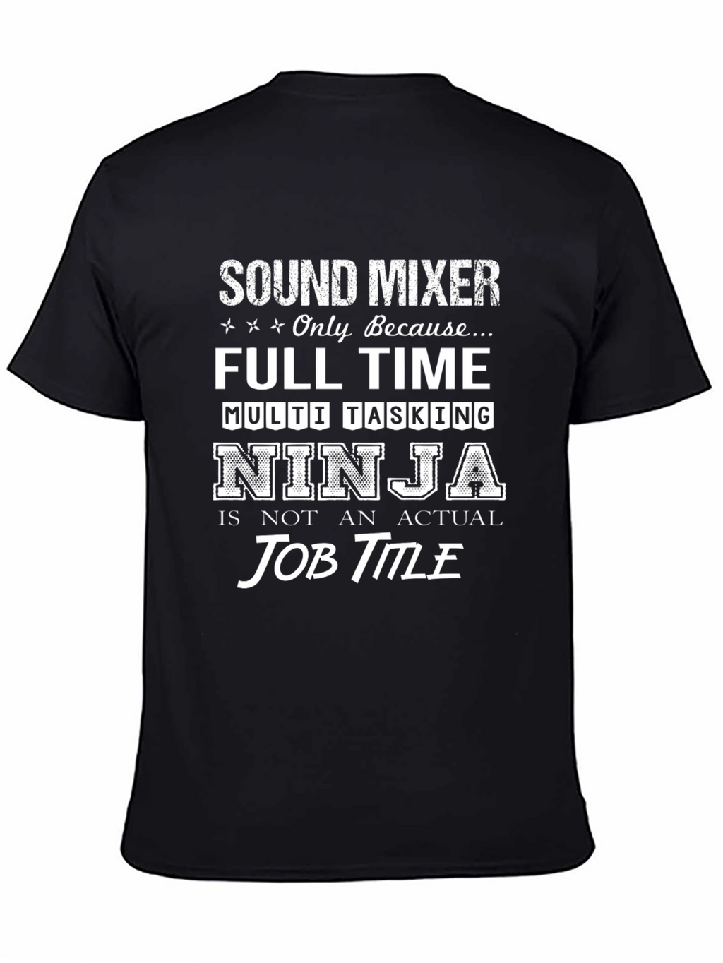 Sound Mixer Ninja Graphic Tee