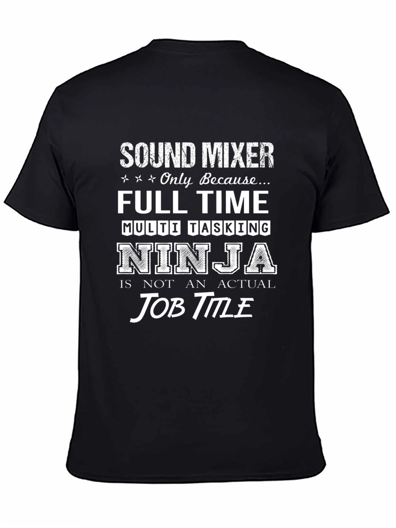 Sound Mixer Ninja Graphic Tee