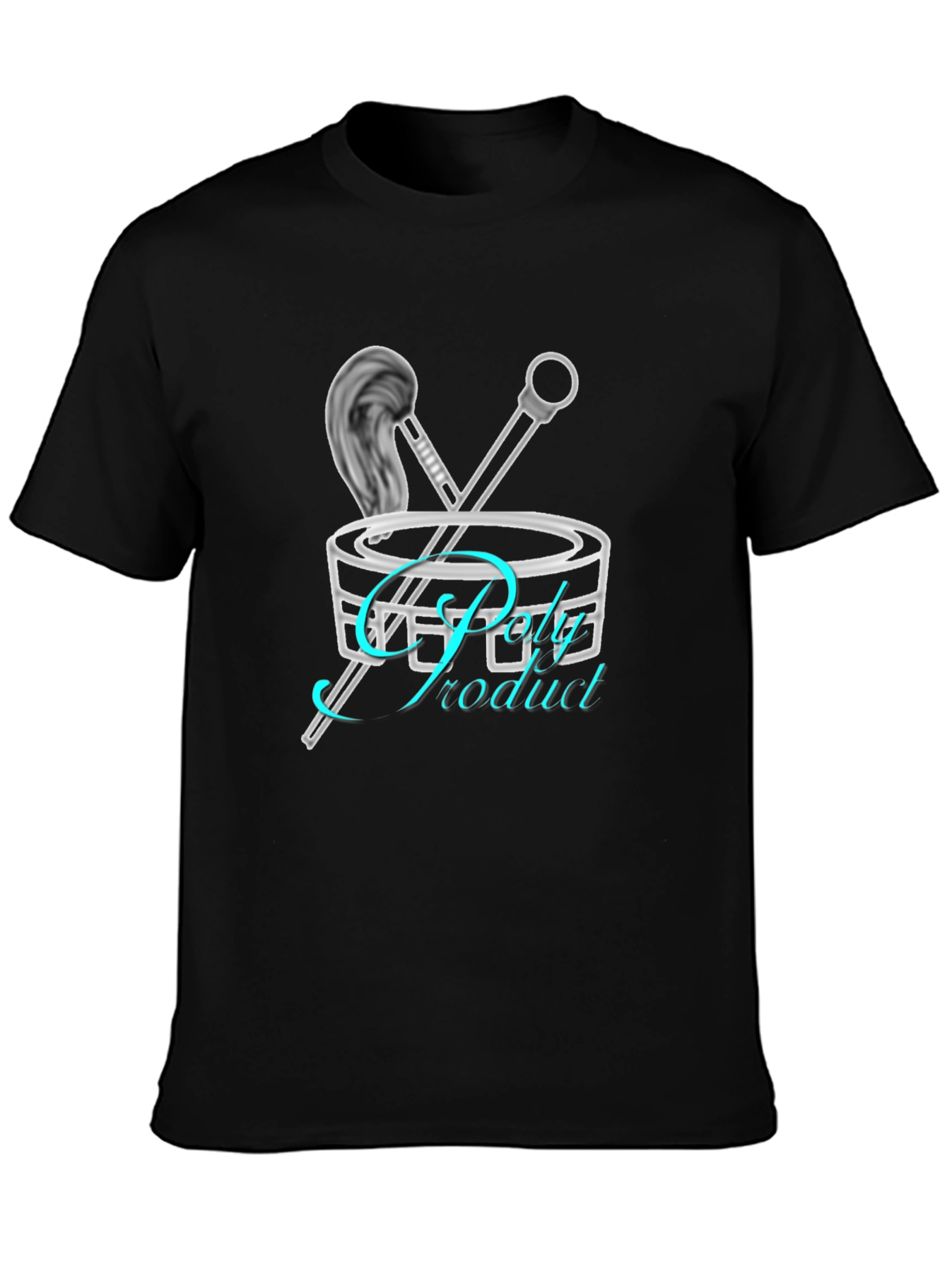 Trendy Drum Kit Graphic Tee - Music Lover T-Shirt