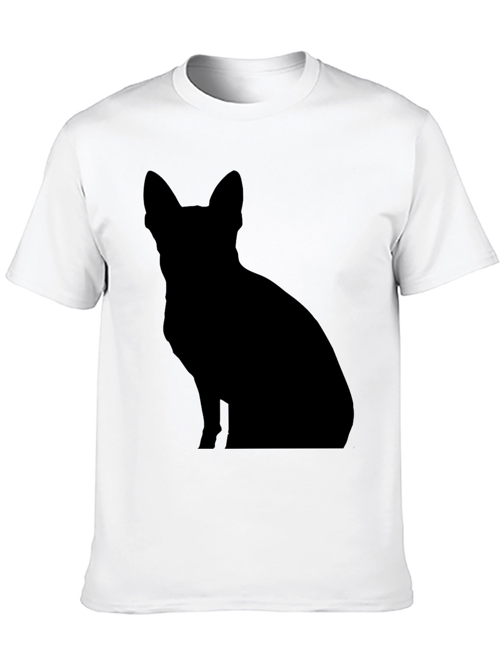 Black Dog Silhouette T-Shirt