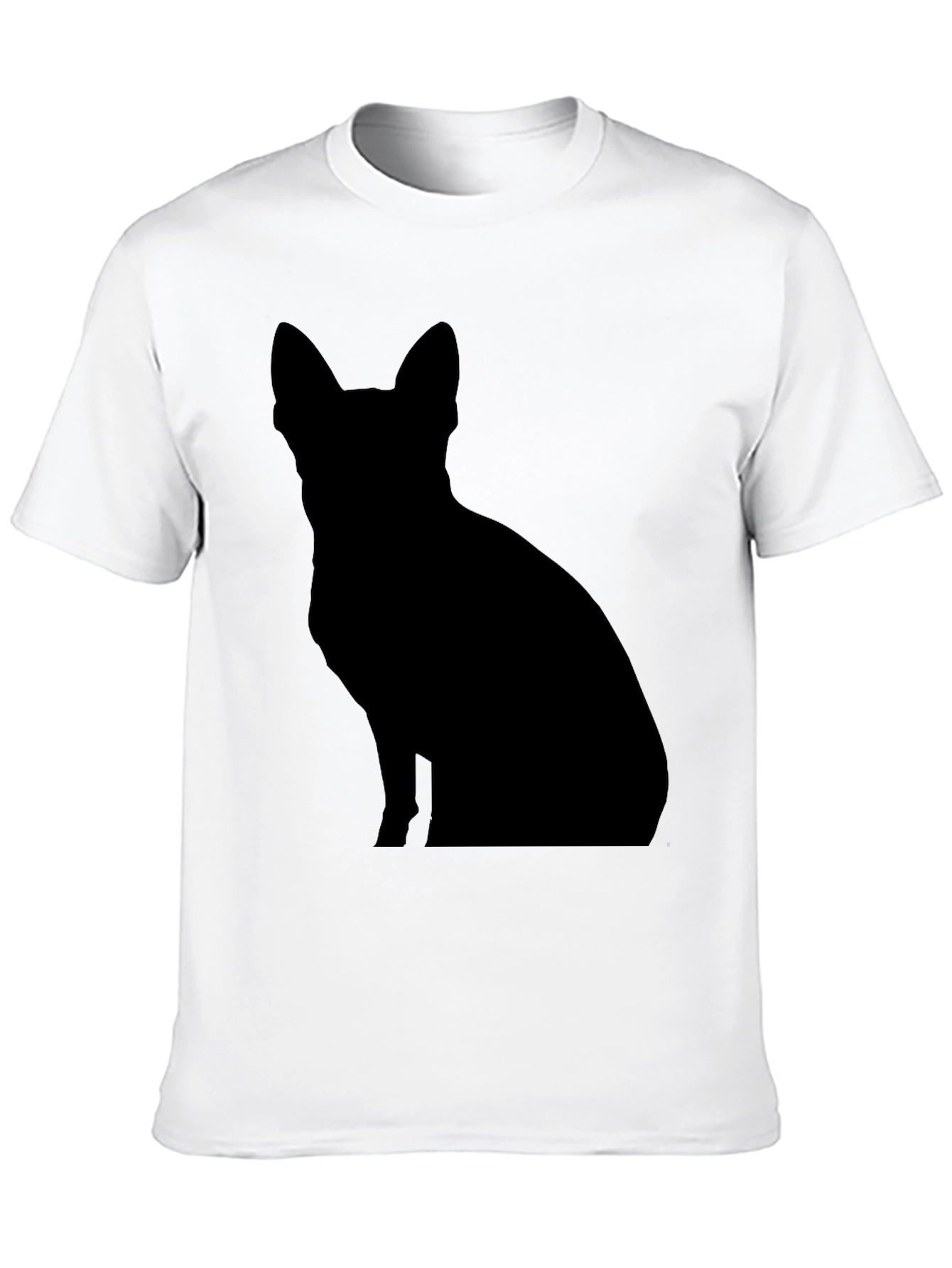 Black Dog Silhouette T-Shirt