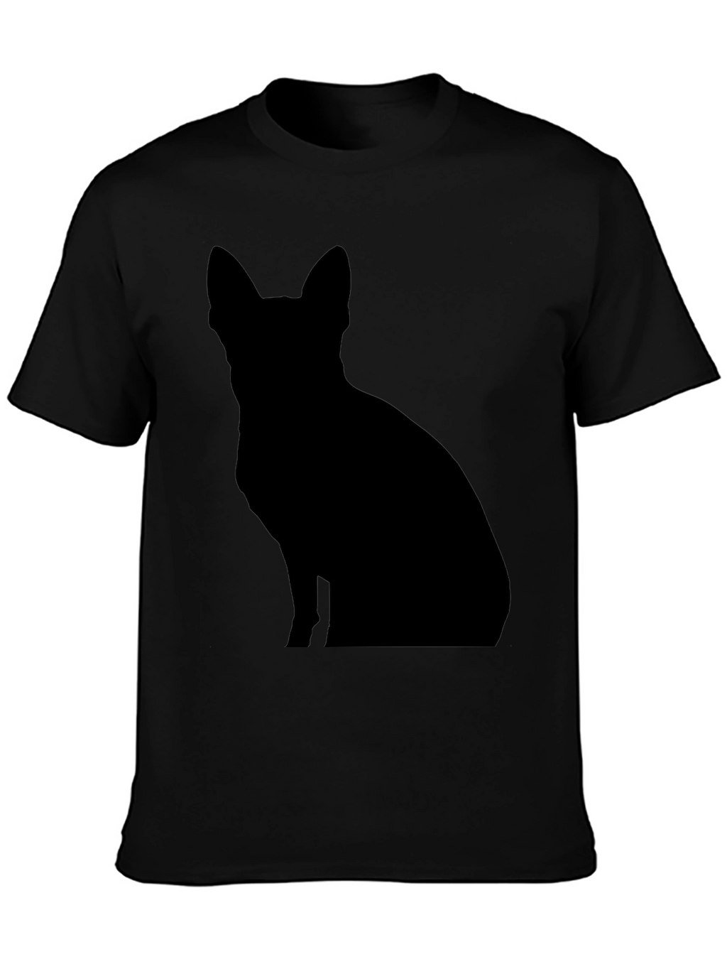 Black Dog Silhouette T-Shirt