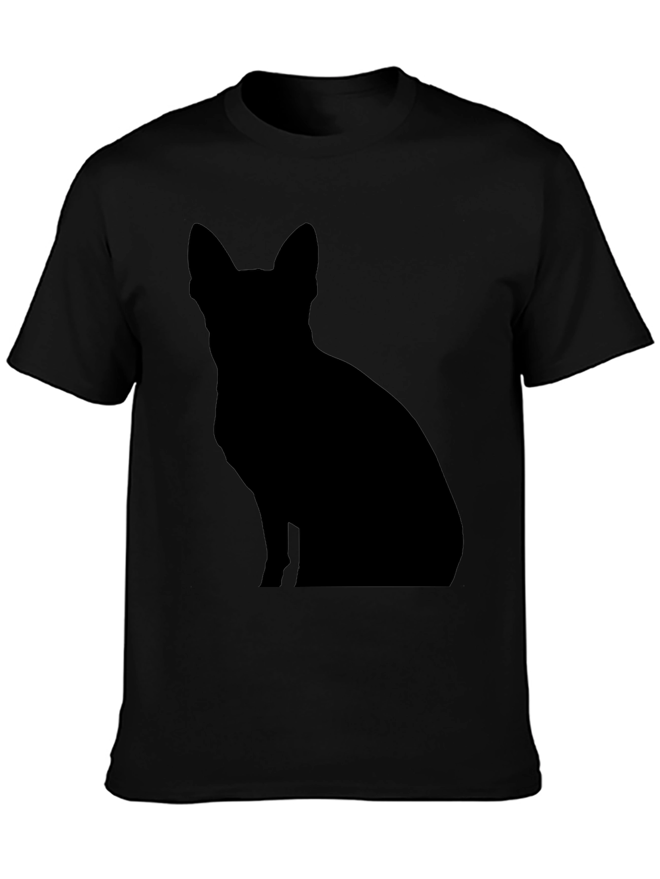 Black Dog Silhouette T-Shirt