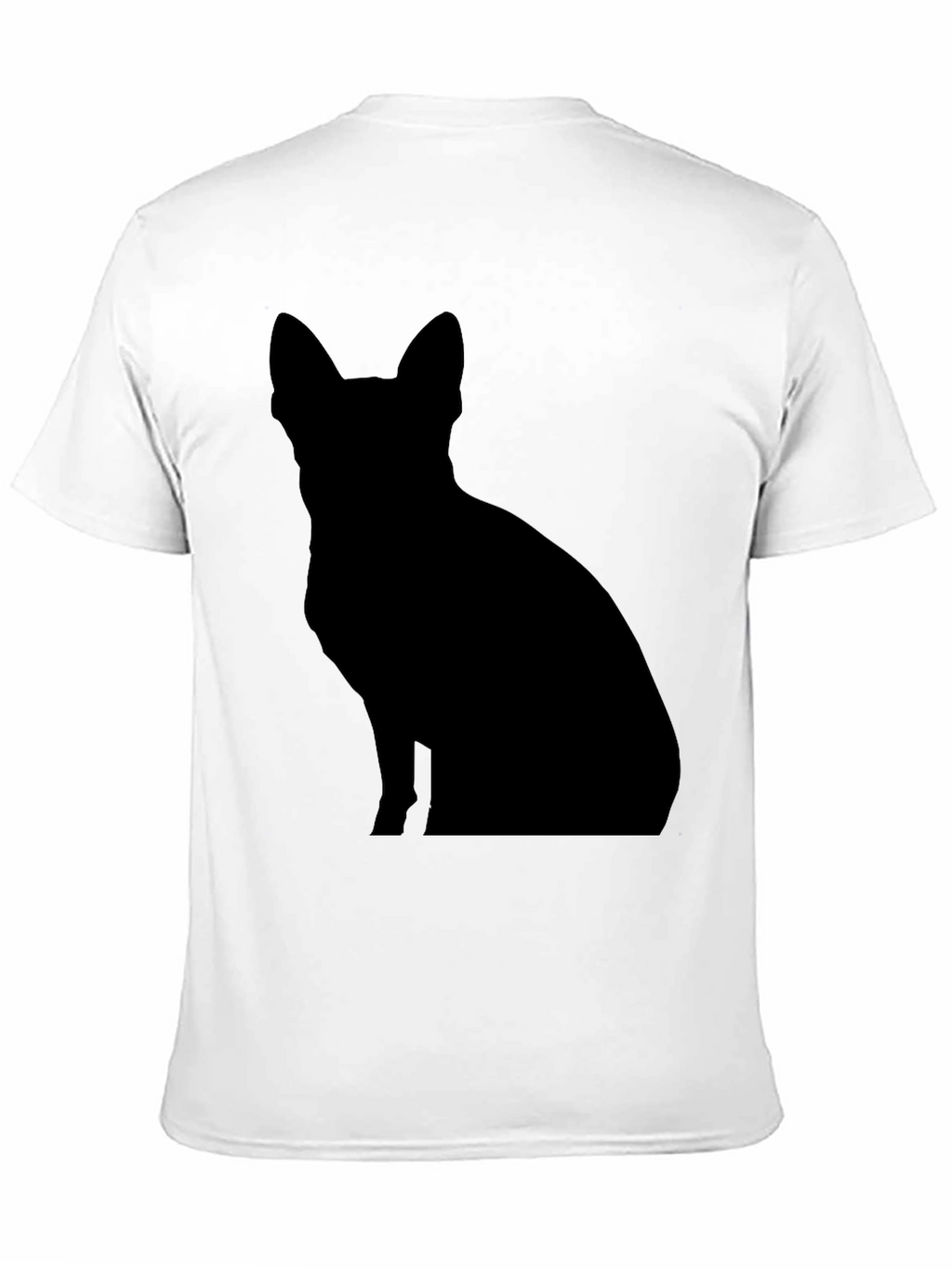 Black Dog Silhouette T-Shirt