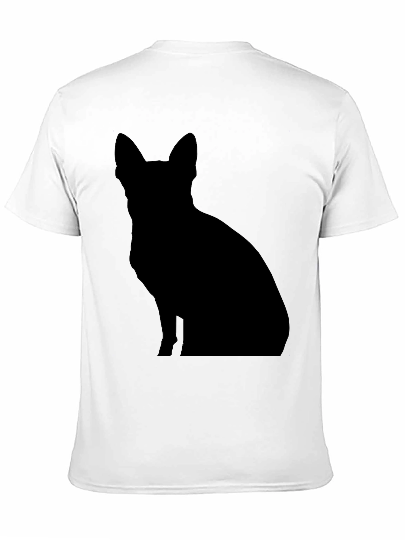 Black Dog Silhouette T-Shirt