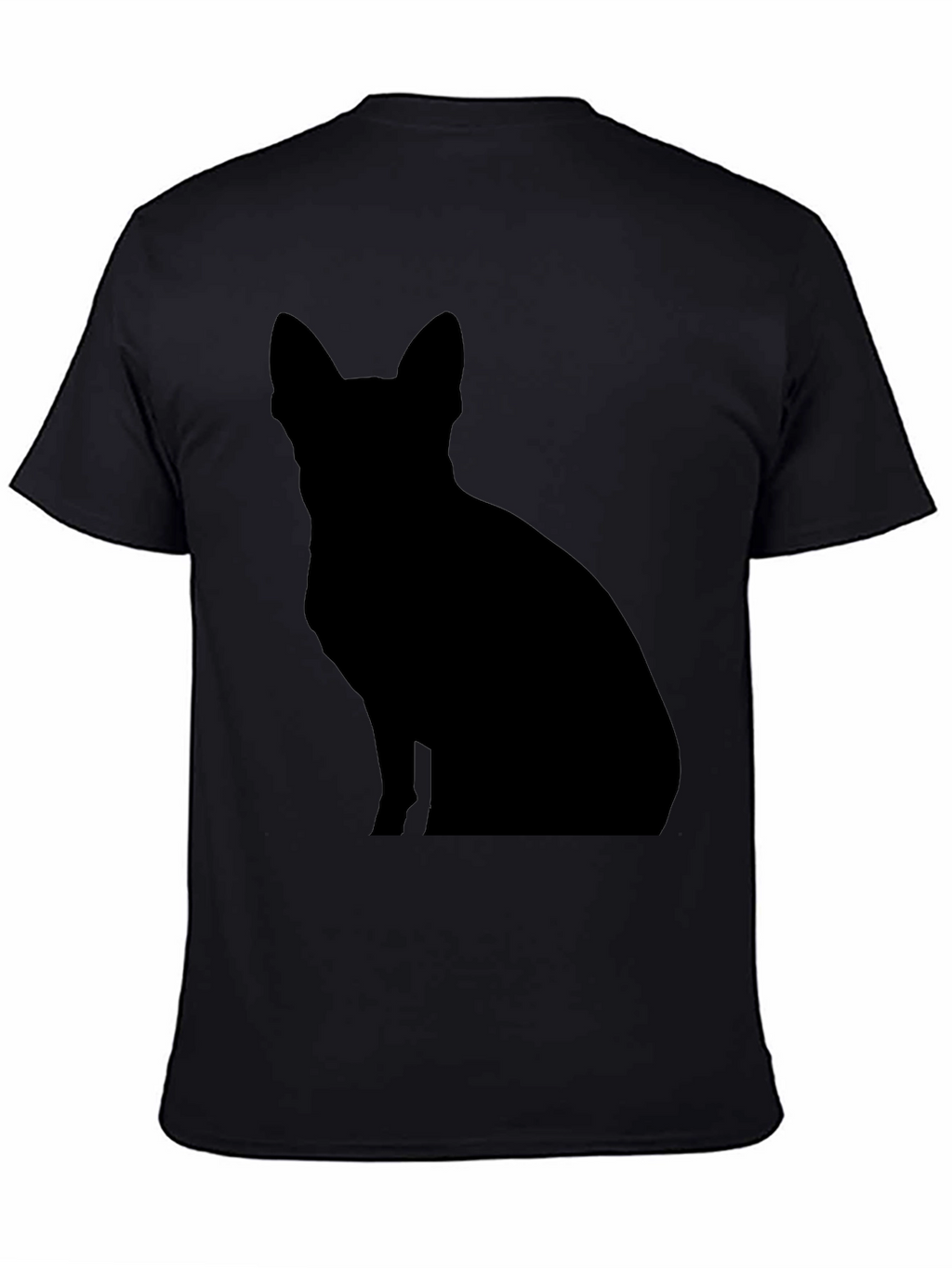 Black Dog Silhouette T-Shirt