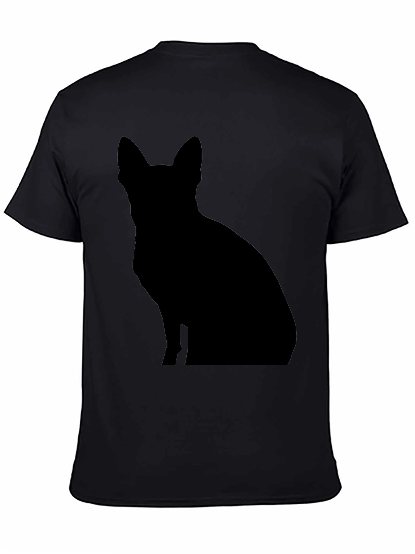 Black Dog Silhouette T-Shirt