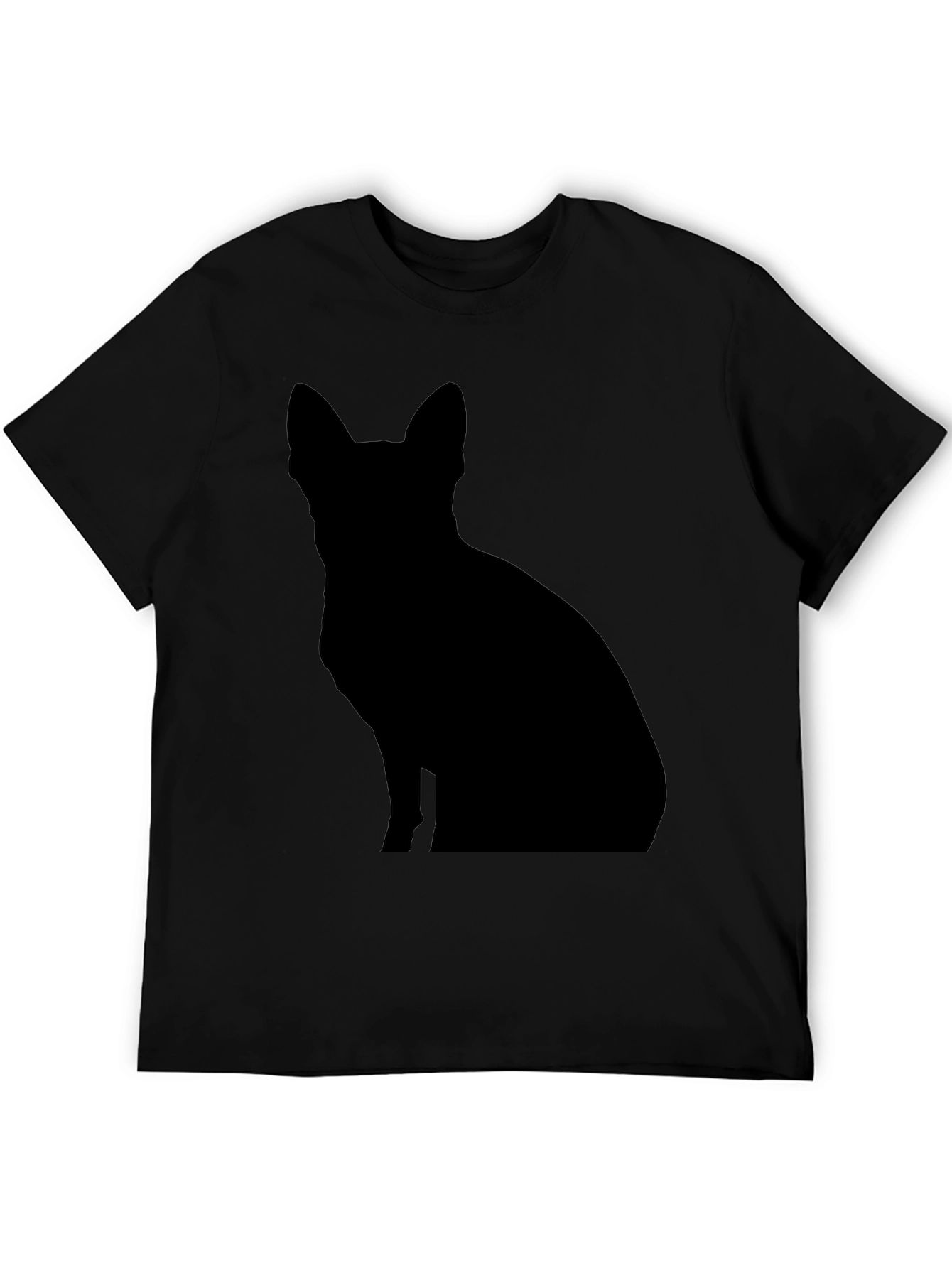 Black Dog Silhouette T-Shirt