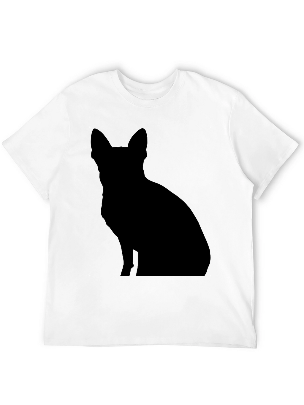 Black Dog Silhouette T-Shirt