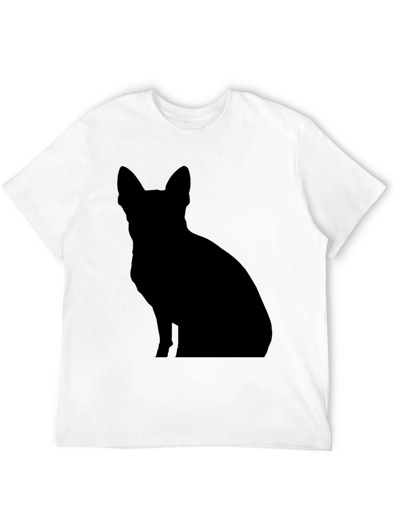 Black Dog Silhouette T-Shirt