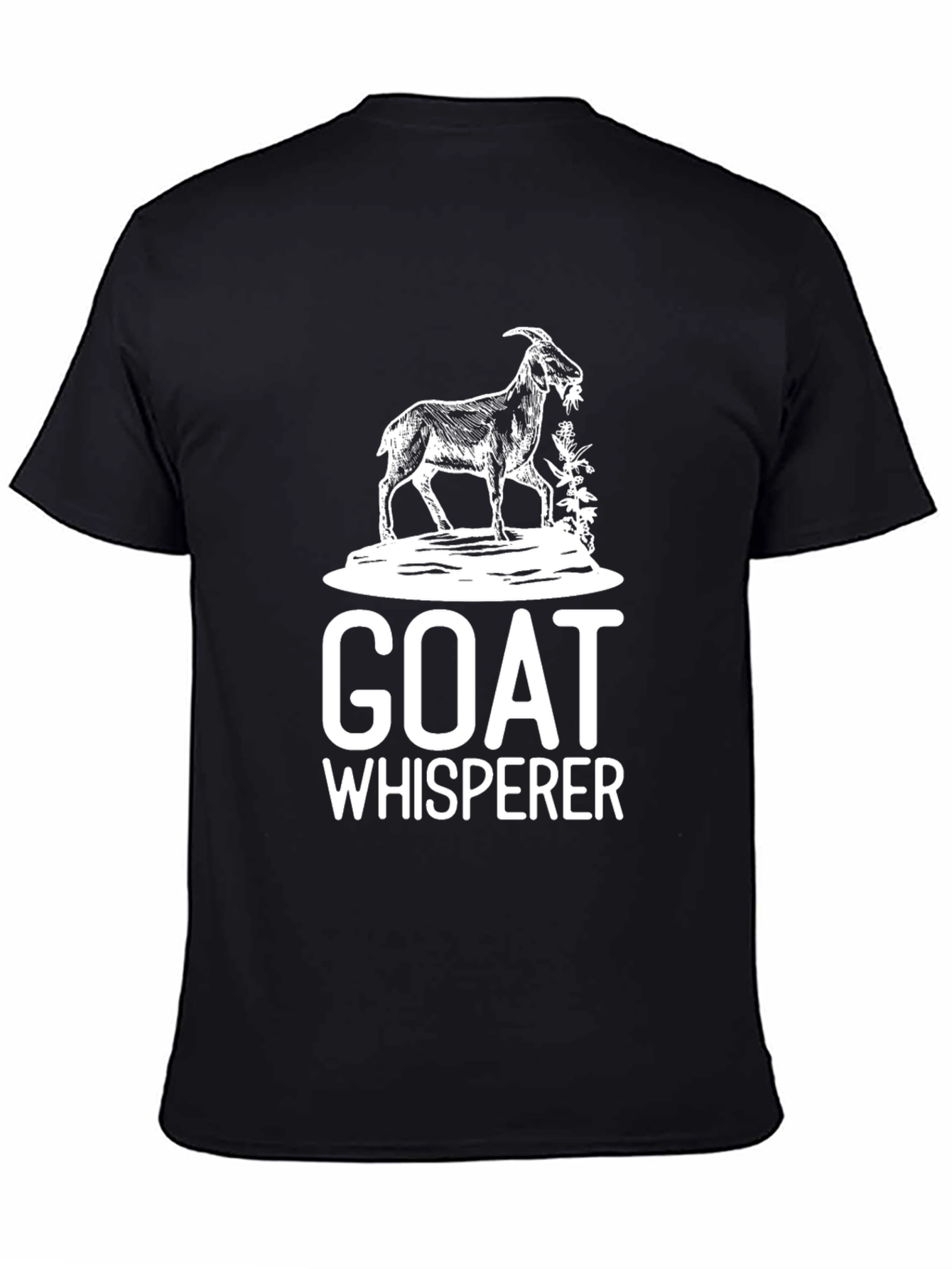 Goat Whisperer Graphic Tee - Black T-Shirt