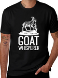 Goat Whisperer Graphic Tee - Black T-Shirt