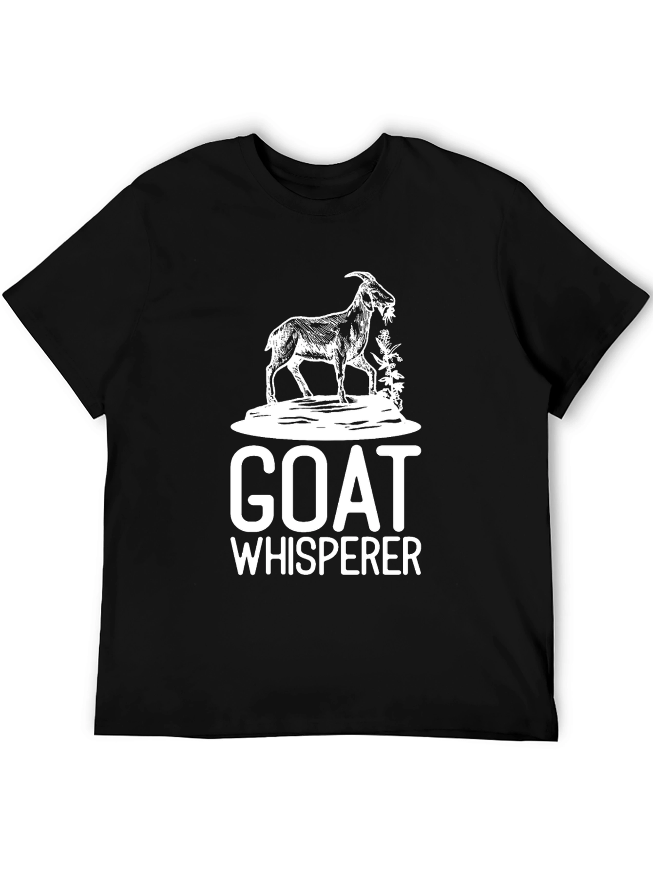 Goat Whisperer Graphic Tee - Black T-Shirt