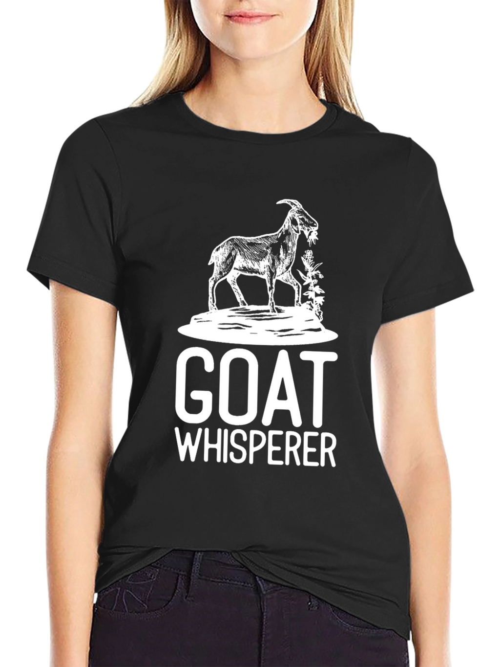 Goat Whisperer Graphic Tee - Black T-Shirt