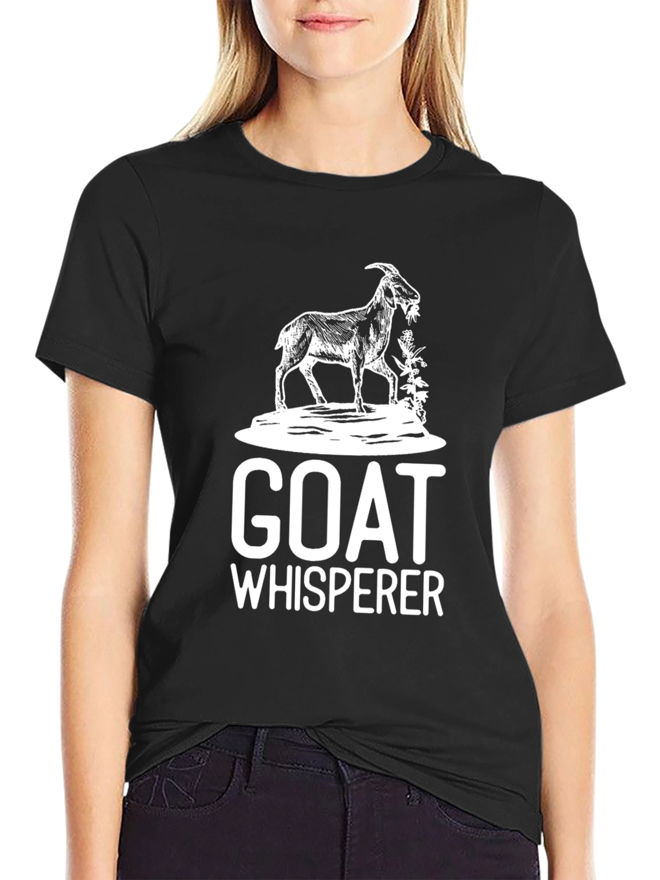 Goat Whisperer Graphic Tee - Black T-Shirt