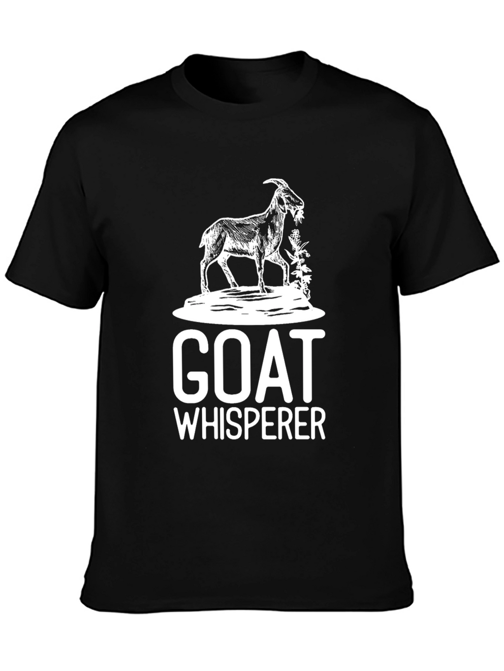 Goat Whisperer Graphic Tee - Black T-Shirt
