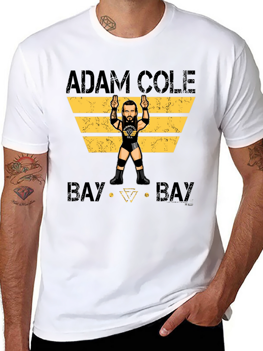 Adam Cole Bay Bay T-Shirt Wrestling Fan Apparel