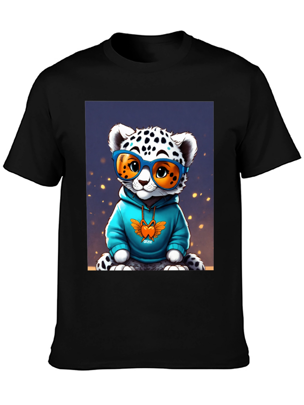Cool Cat Tee - Funky Leopard Graphic T-Shirt